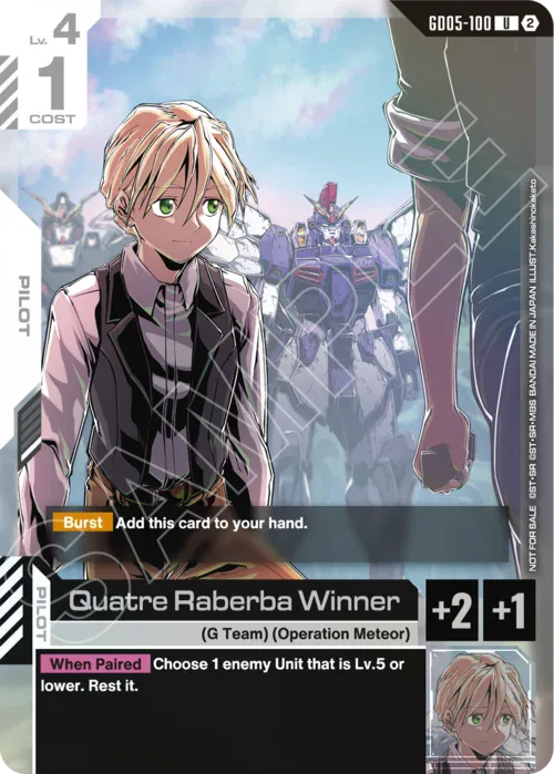 Quatre Raberba Winner