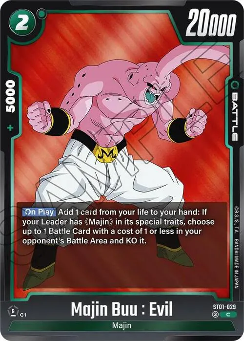 Majin Buu : Evil