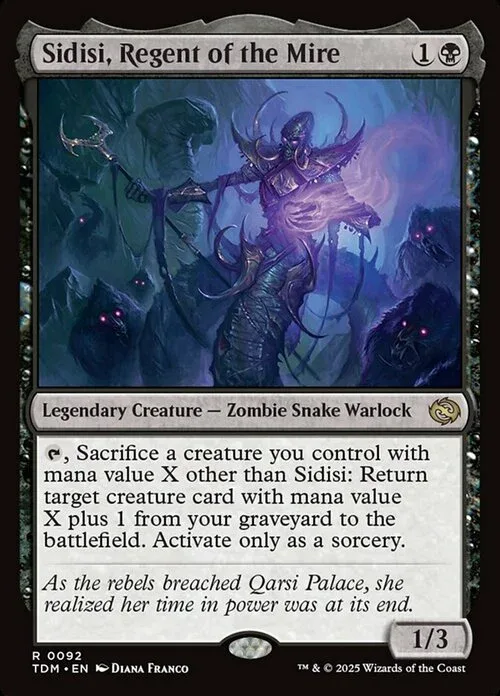 Sidisi, Regent of the Mire