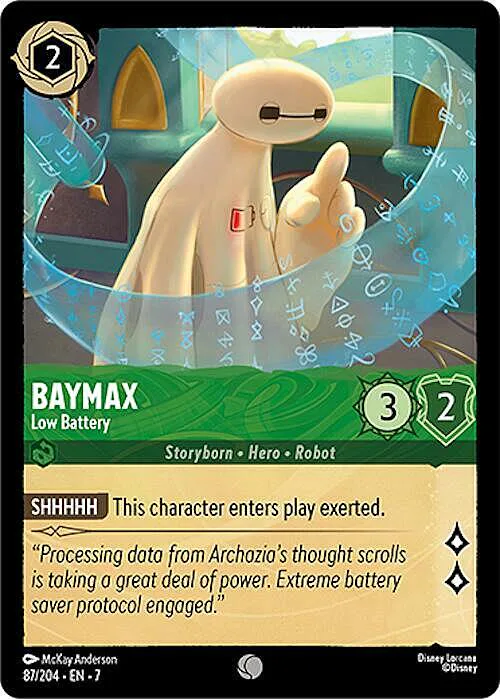 Baymax - Low Battery