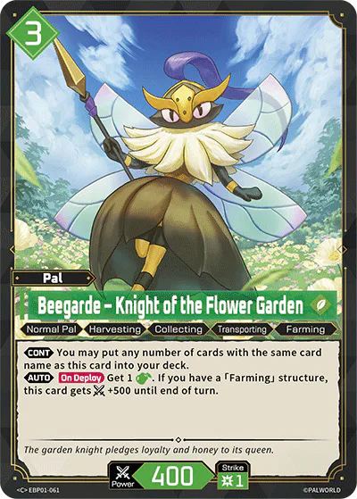 Beegarde – Knight of the Flower Garden