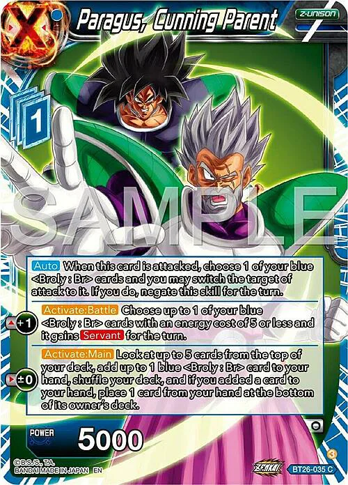 Paragus, Cunning Parent