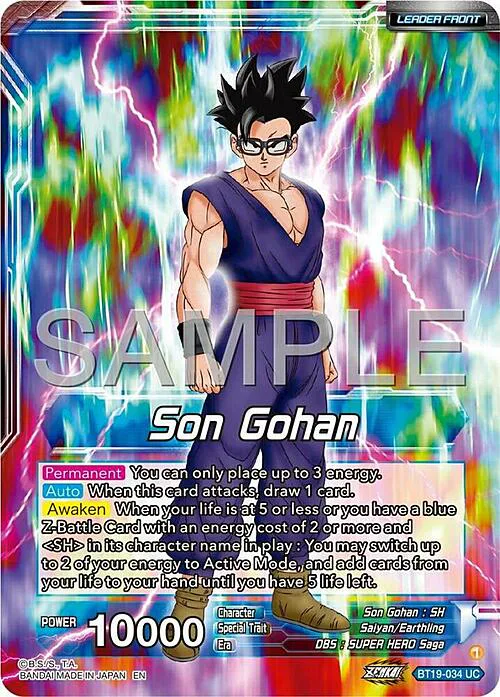 Son Gohan // Son Gohan, Former Glory Regained