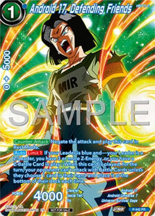 Android 17, Defending Friends