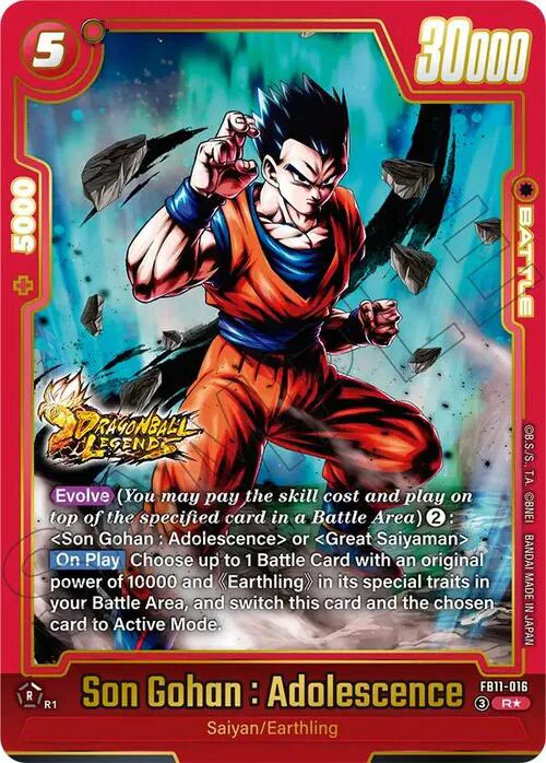 Son Gohan : Adolescence