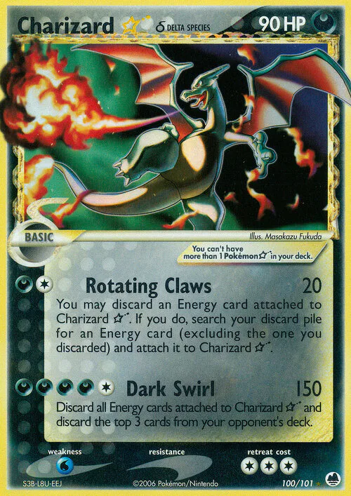 Charizard ☆ Gold Star δ Delta Species