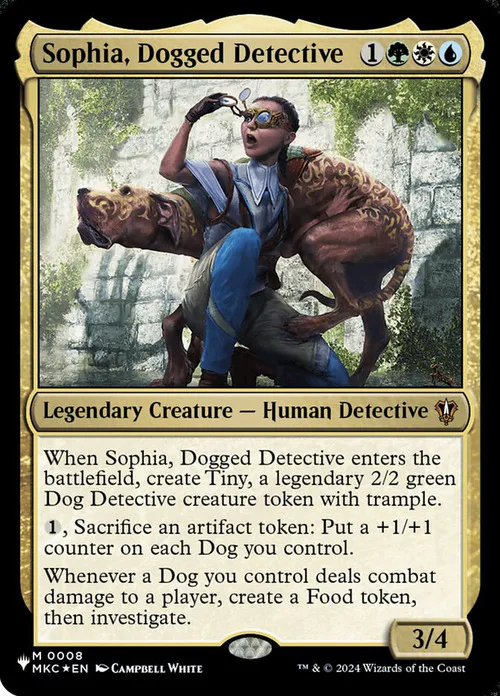 Sophia, Dogged Detective