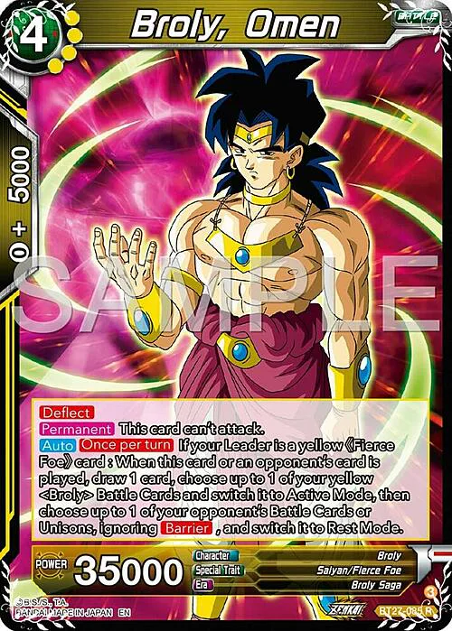 Broly, Omen