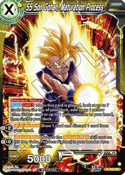 SS Son Gohan, Maturation Process