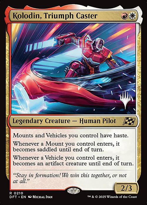 Kolodin, Triumph Caster