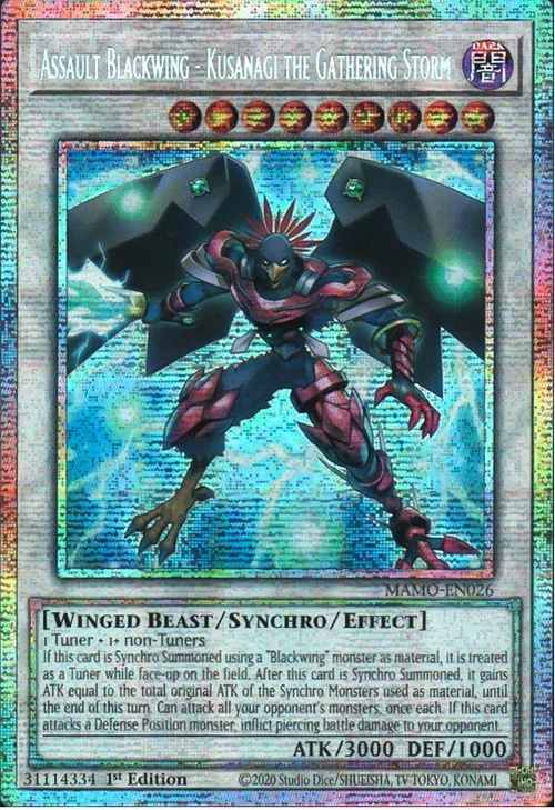 Assault Blackwing - Kusanagi the Gathering Storm