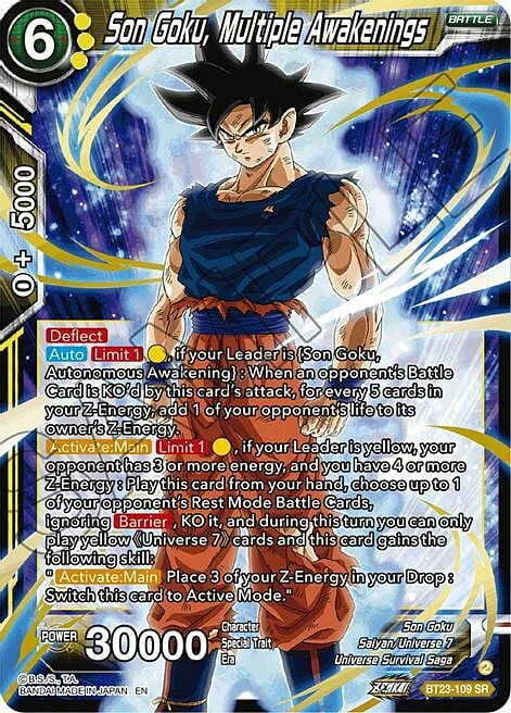 Son Goku, Multiple Awakenings