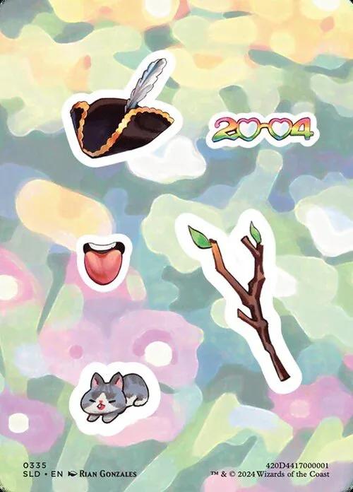 "Pick 'Em and Stick 'Em" Sticker Sheet