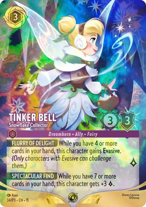 Tinker Bell - Snowflake Collector