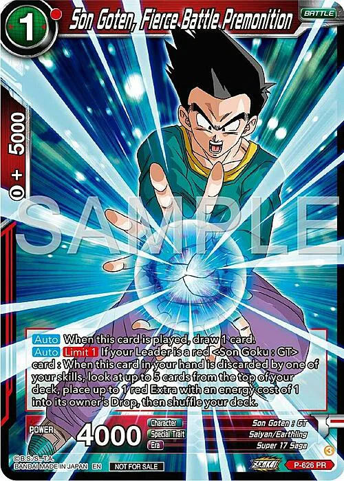 Son Goten, Fierce Battle Premonition