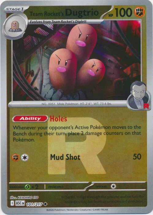 Team Rocket's Dugtrio