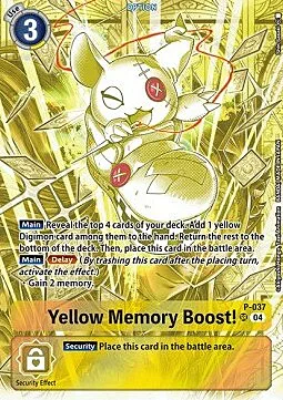 Yellow Memory Boost!