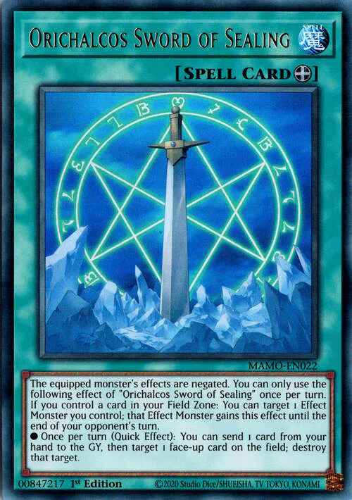Orichalcos Sword of Sealing