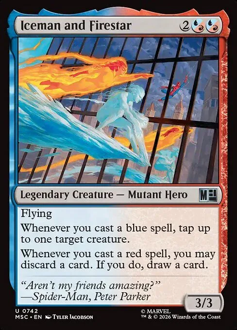 Iceman and Firestar