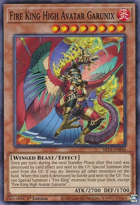 Fire King High Avatar Garunix
