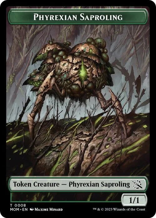Phyrexian Saproling // Treasure
