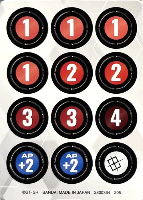 Damage Counter Punch Card