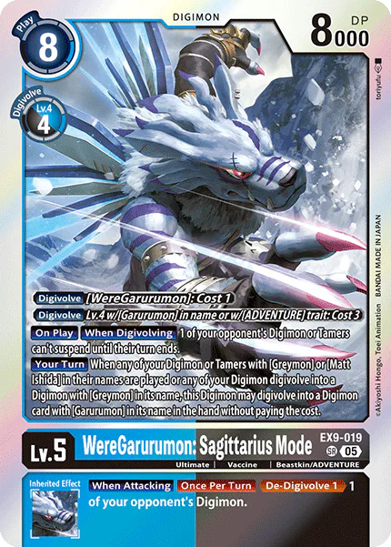 WereGarurumon: Sagittarius Mode