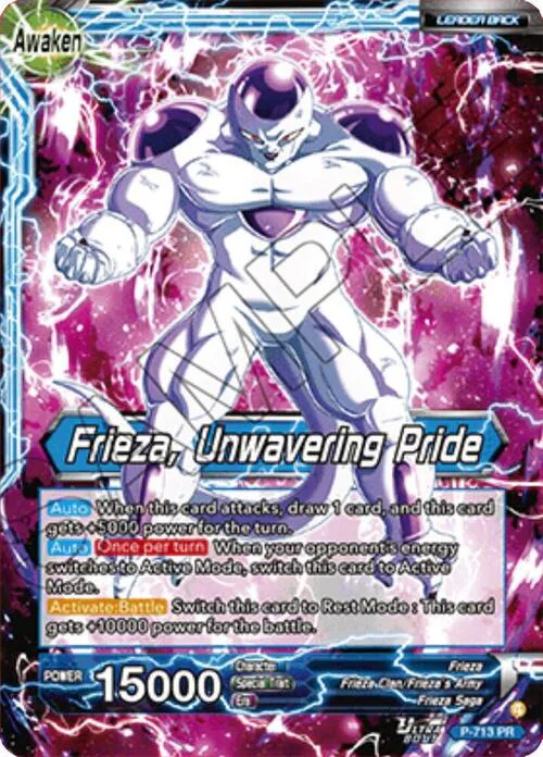Frieza // Frieza, Unwavering Pride