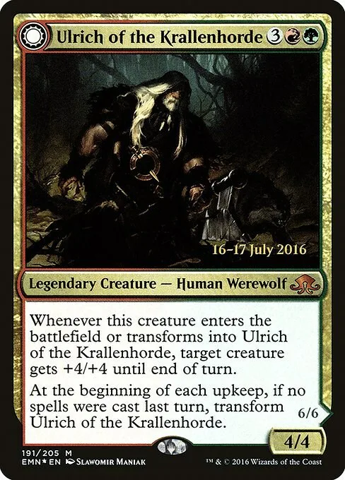 Ulrich of the Krallenhorde // Ulrich, Uncontested Alpha