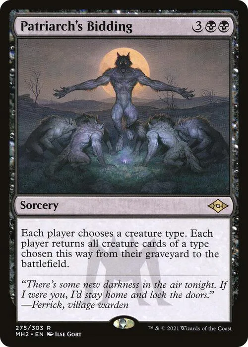 Patriarch's Bidding
