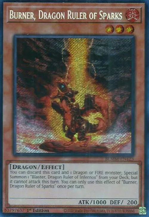 Burner, Dragon Ruler of Sparks