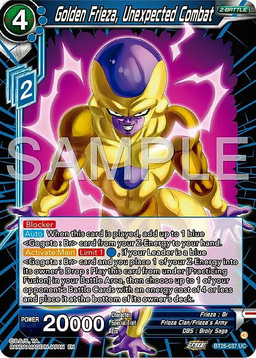Golden Frieza, Unexpected Combat