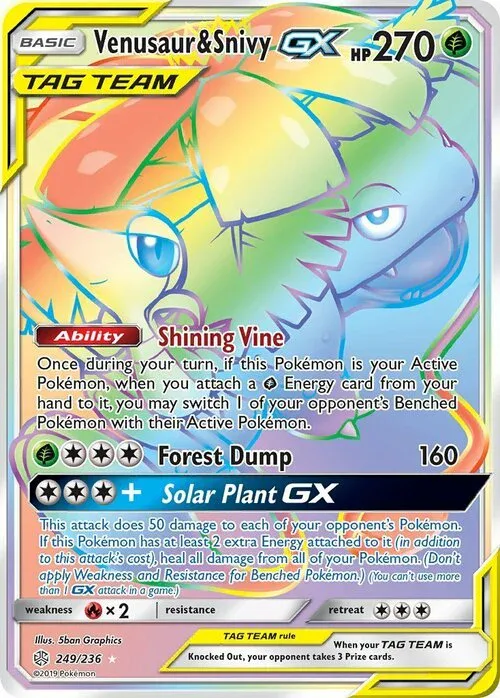 Venusaur & Snivy GX