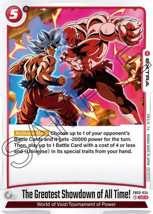 The Greatest Showdown of All Time!