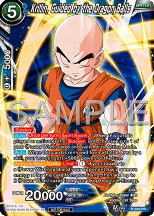 Krillin, Guided by the Dragon Balls