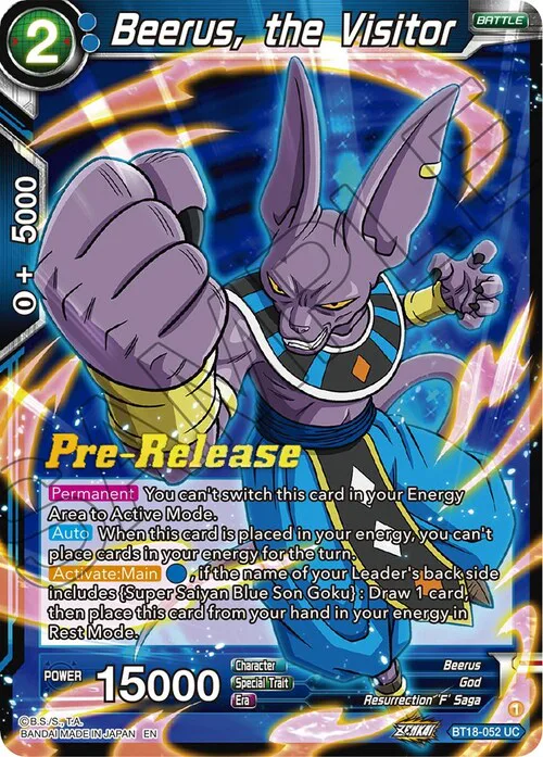 Beerus, the Visitor