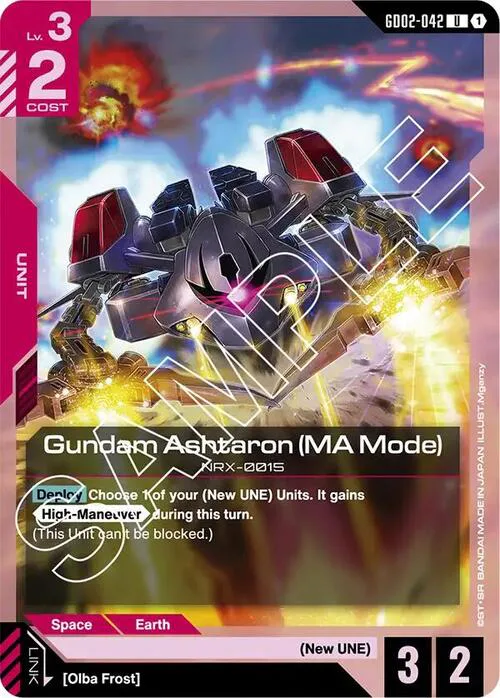 Gundam Ashtaron (MA Mode)