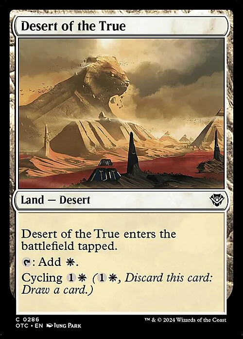 Desert of the True
