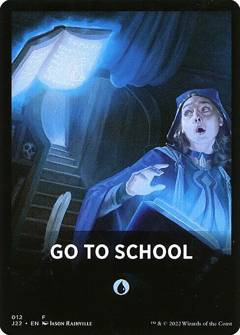 Theme Card: Go to School