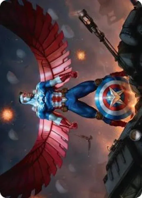 Art Series: Captain America, Wings of Freedom