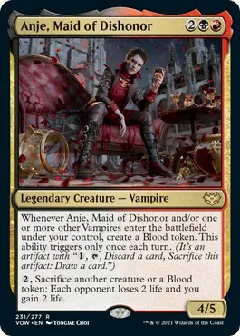 Anje, Maid of Dishonor