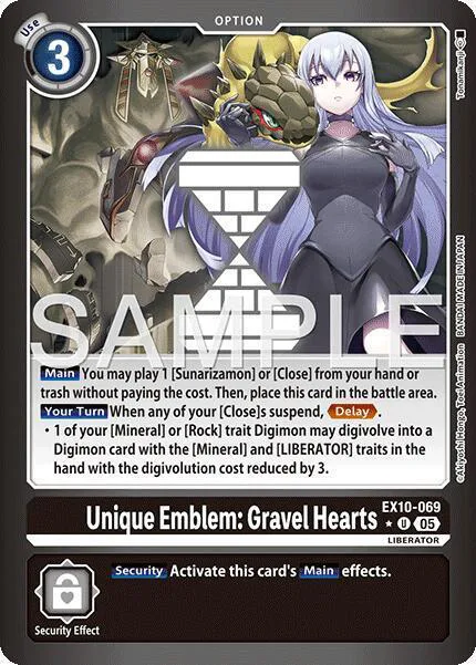 Unique Emblem: Gravel Hearts