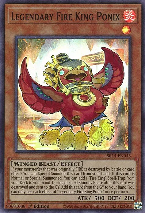 Legendary Fire King Ponix