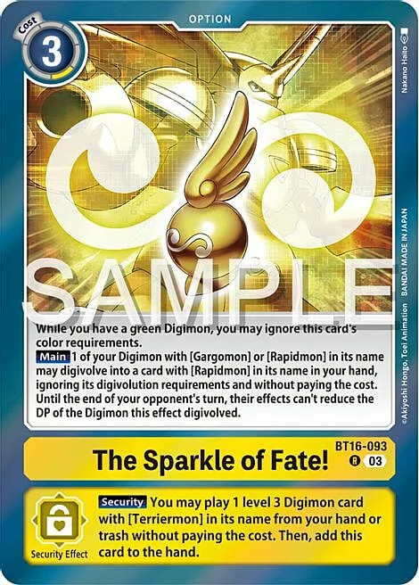 The Sparkle of Fate!