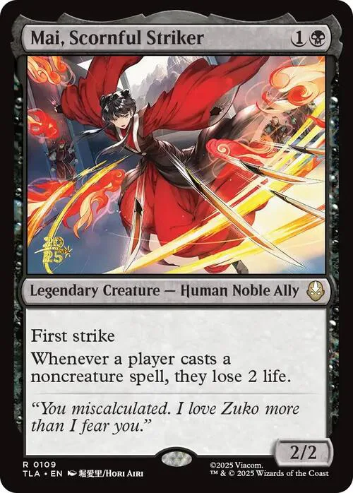 Mai, Scornful Striker