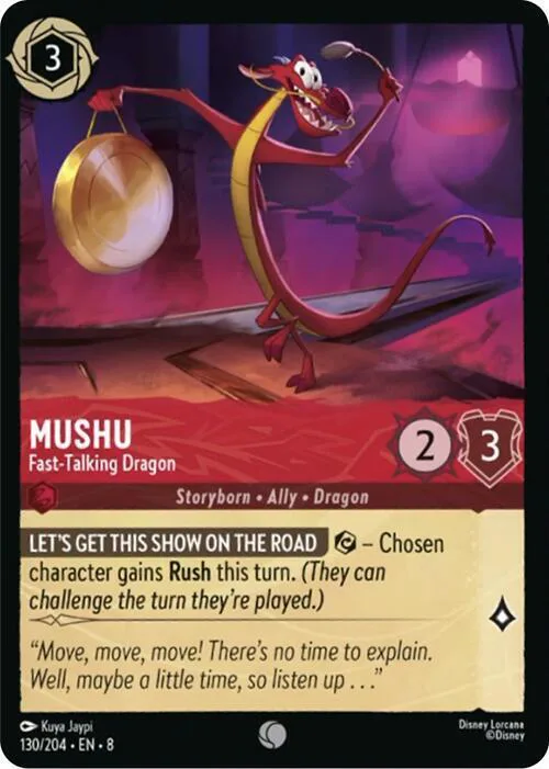 Mushu - Fast-Talking Dragon
