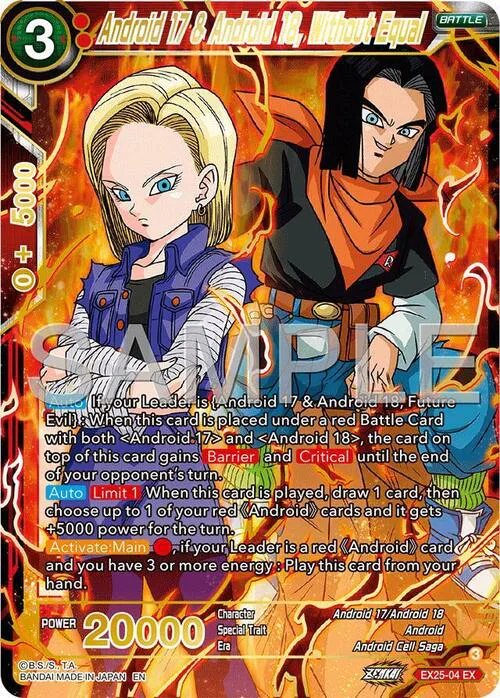 Android 17 & Android 18, Without Equal