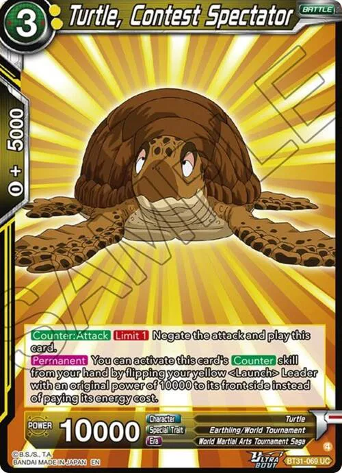 Turtle, Contest Spectator