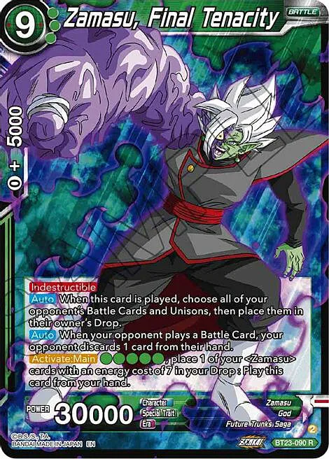 Zamasu, Final Tenacity