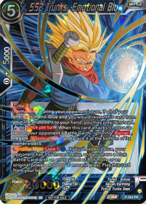 SS2 Trunks, Emotional Blow